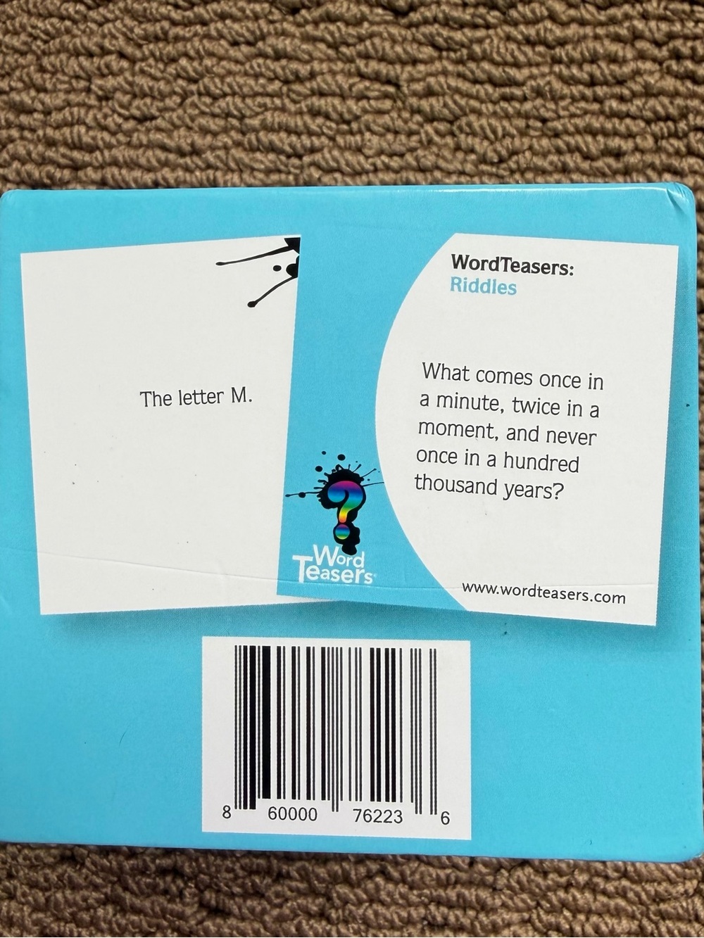NEW! Riddles Brain Teaser Cards - Picture 4 of 5
